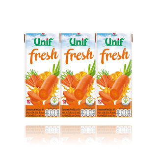 UNIF ALL YOU NEED 100% VEGETABLE AND FRUIT JUICE WITH CARROT 180MLX3
