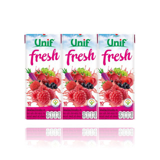 UNIF ALL YOU NEED 100% VEGETABLE AND FRUIT JUICE WITH MIX BERRY 180MLX3