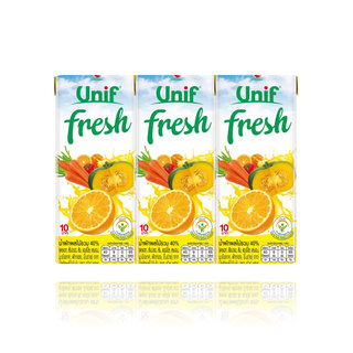 UNIF ALL YOU NEED 100% VEGETABLE AND FRUIT JUICE 180MLX3