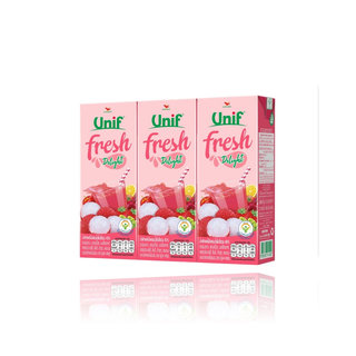 UNIF ALL YOU NEED 100% VEGETABLE AND FRUIT JUICE LYCHEE 180MLX3