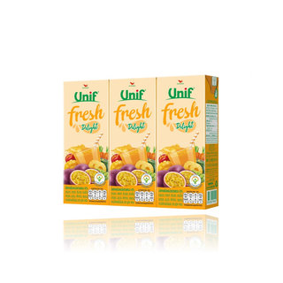 UNIF ALL YOU NEED 100% VEGETABLE AND FRUIT JUICE WITH PASSION FRUIT 180MLX3