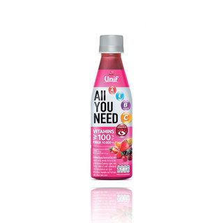 UNIF ALL YOU NEED 100% VEGETABLE AND FRUIT JUICE WITH BERRY 300ML