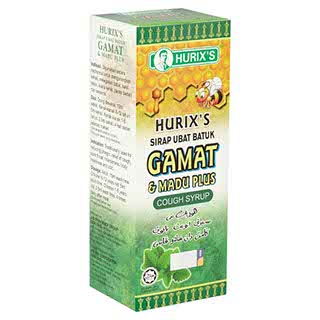 HURIX'S GAMAT AND MADU PLUS COUGH SYRUP 60ML