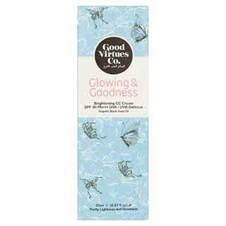 GOOD VIRTUES CO. GLOWING AND GOODNESS BRIGHTENING CC CREAM 20ML