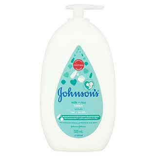 JOHNSONS BABY LOTION MILK AND RICE 500ML