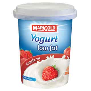 MARIGOLD STRAWBERRY LOW FAT YOGURT 130G