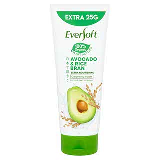 EVERSOFT AVOCADO AND RICE BRAN FACIAL CLEANSER 195G
