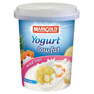 MARIGOLD FRUIT SALAD LOW FAT YOGURT 130G