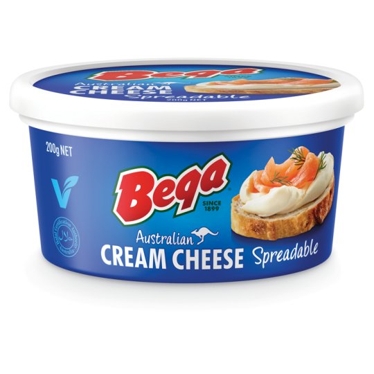 BEGA AUSTRALIAN CREAM CHEESE SPREAD 200G