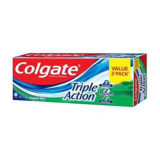 COLGATE TRIPLE ACTION TOOTHPASTE 175GX2