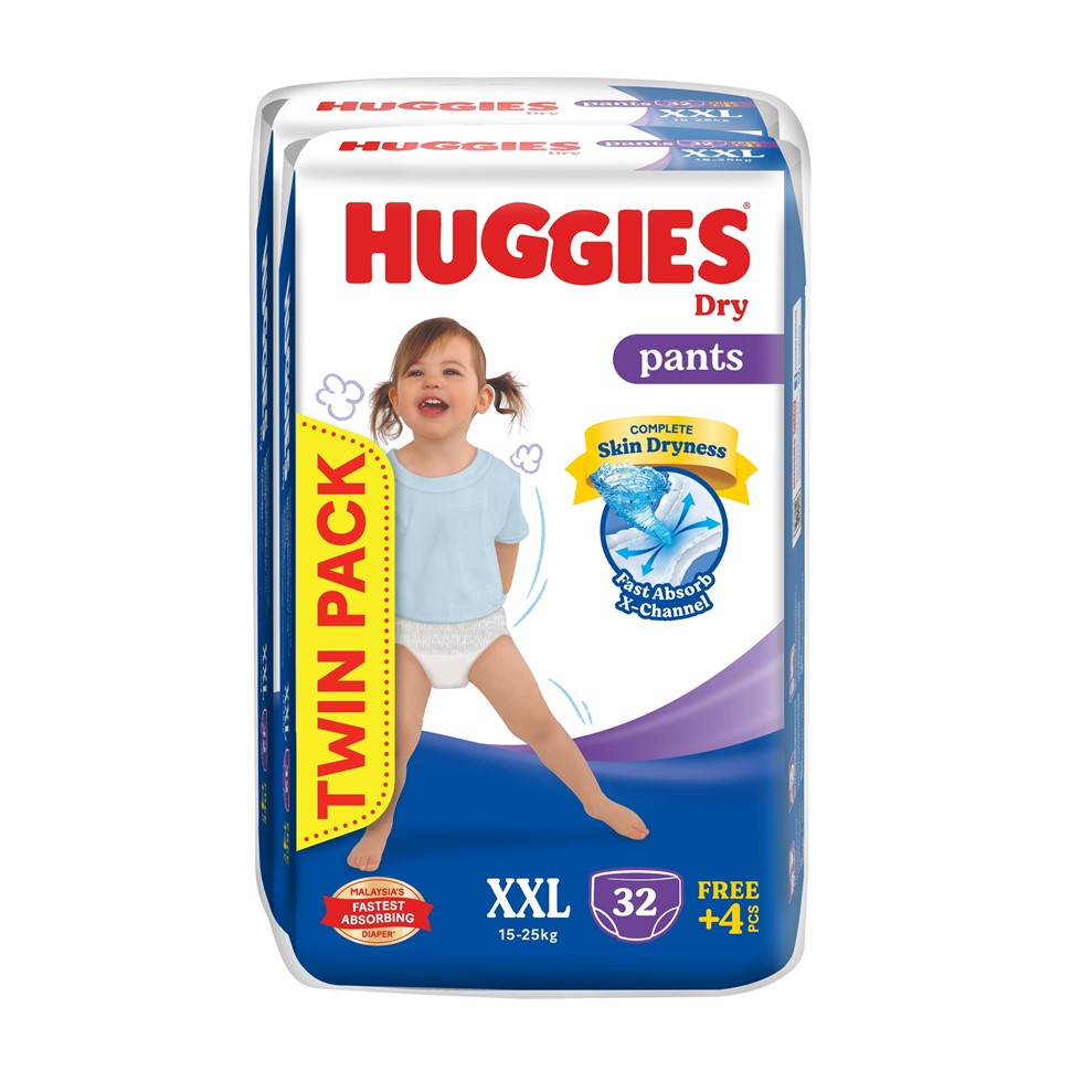 Huggies WONDER DRY BABY PANTS,SIZE XXL, 22 PCS PACK, COMBO OF 4 PACKS - XXL  - Buy 88 Huggies Pant Diapers | Flipkart.com