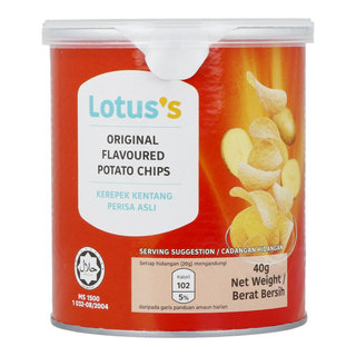 LOTUSS ORIGINAL CANISTER CHIPS 40G