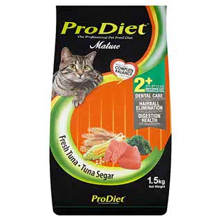 PRODIET MATURE FRESH TUNA CAT FOOD 2+ YEARS 1.5KG