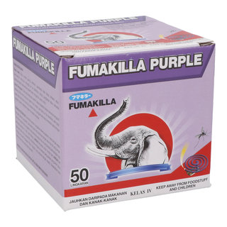 FUMAKILLA PURPLE MOSQUITO COIL 50S