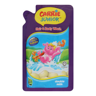 CARRIE JUNIOR HAIR AND BODY WASH DOUBLE MILK 500G