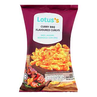 LOTUS'S CURLYS CURRY BBQ 60G