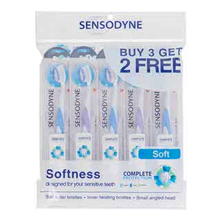 SENSODYNE COMPLETE PROTECTION TOOTHBRUSH SOFT 5S