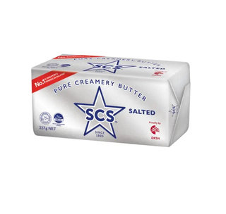 SCS SALTED BUTTER 227G
