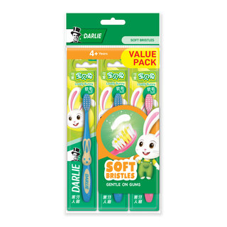 DARLIE LOVELY BUNNY KIDS TOOTHBRUSH 2+ YEARS 3S