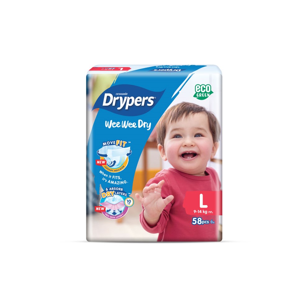 DRYPERS WEE WEE DRY L58