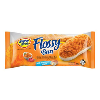 MIGHTY WHITE FLOSSY BUN SPICY CHICKEN FLOSS