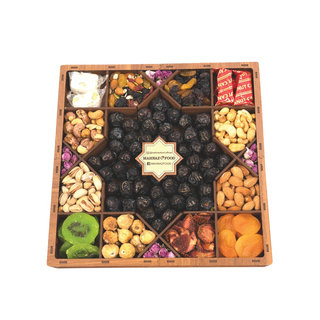 WOODEN SQUARE STAR GIFT BOX